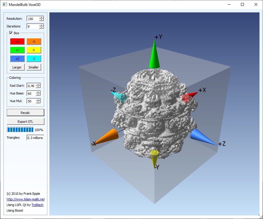 Mandelbulb Mesh screenshot