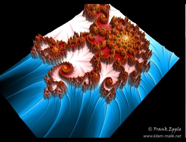 3D view of Mandelbrot